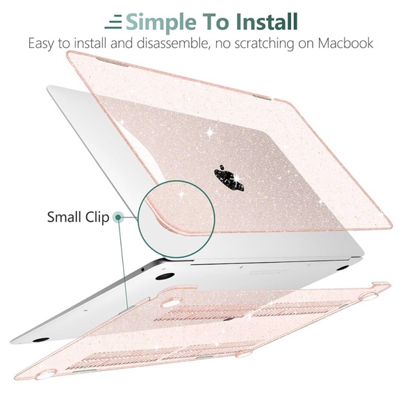 MacBook Air 13” Laptop Case Sparkly - Picture 4 of 9